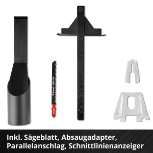 Fierastrau vertical Einhell TE-JS 18100 Li-Solo 18V 100mm LED Pendelhub - Img 6
