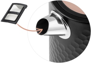 Fierbator apa Berdsen 1,7 L 2200 W Anti-Kalk Argintiu Mat - Img 7
