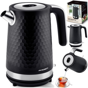 Fierbator Berdsen 1,7 L 2200 W Negru Argintiu Mat - Img 6