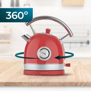 Fierbator Cecotec Thermosense 420, 1.8L, 2200W, Rosu Vintage - Img 7