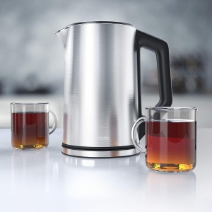 Fierbator de apa Arendo ELEGANT, 1.5L, 2200W, argintiu - Img 5