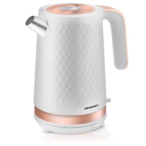 Fierbator de apa Berdsen 1,7 L 2200 W Alb Gold Mat