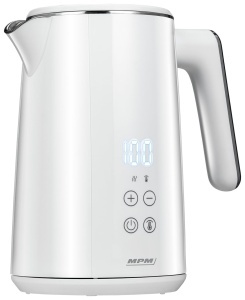 Fierbator de apa MPM MCZ-120 1,5L 2200W Alb cu control temperatura 40-100C - Img 1