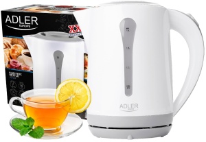 Fierbator electric Adler Europe AD 1244, 2.5L, 2200W, alb