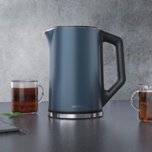Fierbator electric Arendo Elegant, 1.5L, 2200W, temperatura reglabila, Admiral Albastru - Img 6