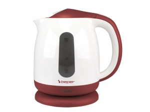 Fierbator electric Beper P101BOL100, 1,7 litri, 2200 W, rosu