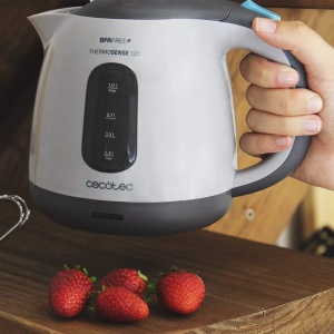Fierbator electric Cecotec ThermoSense 120, 1L, 1100W, sticla borosilicata - Img 2