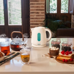 Fierbator electric Cecotec Thermosense 140 White, 1L, 2200W, BPA Free, Alb - Img 2