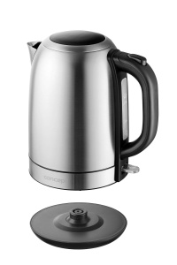 Fierbator electric CONCEPT Hausgeraete RK3240, 1.7L, 2200W, inox argintiunegru - Img 4
