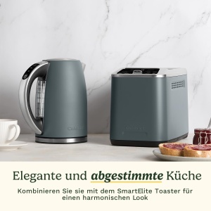 Fierbator electric Cuisinart SmartElite 1,7 L 3 kW Denim cu control temperatura - Img 7
