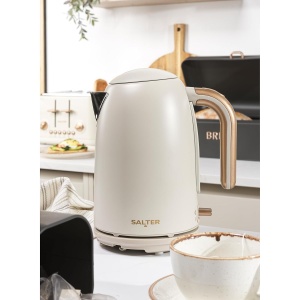 Fierbator electric Salter Pebble 3KW, 1,7L, cu filtru detasabil, culoare Stone - Img 3