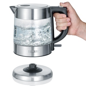 Fierbator electric Severin WK 3468 din sticla si inox 1L compact si puternic - Img 7