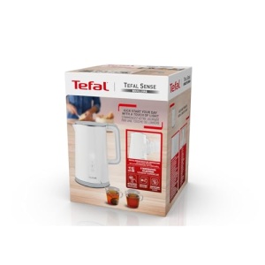 Fierbator electric Tefal KO6931, 1.5 L, 1800 W, alb, afisaj digital, 5 trepte temperatura - Img 8