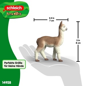 Figurina Alpaca Schleich Farm World 14928, 8 x 2 x 8 cm, pentru copii de la 3 ani - Img 5