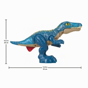 Figurina Baryonyx Fisher-Price Imaginext cu lumini si sunete, 25 cm - Img 5