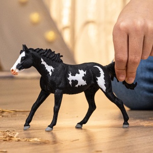 Figurina Cal Schleich Paint Horse Wallach 14900, Detaliu Realist, 4 x 17 x 10 cm - Img 2