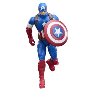 Figurina de Actiune Marvel Captain America, 29.2 cm, Culoare Albastru-White cu Accente Rosii - Img 4