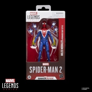 Figurina de Actiune Marvel Legends Miles Morales, 15 cm, Design Premium, 4 Maini Interchangeabile - Img 2