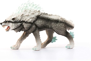 Figurina de colectie Schleich Eldrador Schneewolf 42452, 5 x 15 x 9 cm, detalii realiste - Img 3