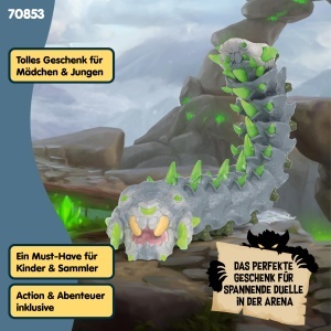 Figurina de colectie Schleich ELDRADOR Steinwurm 70853, 26 x 5 x 4 cm, pentru copii de la 7 ani - Img 6