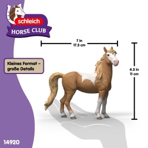 Figurina de joc Schleich Mustang Stute 14920, 11 x 3 x 10 cm, detalii realiste - Img 5