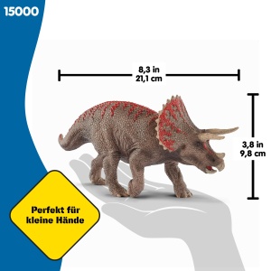 Figurina Dinosaur Triceratops Schleich Detalii realiste, 21 x 5 x 10 cm - Img 5
