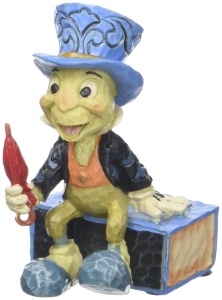Figurina Disney Traditions Jiminy Cricket, sculptura detaliata, colorata, ambalata in cutie cadou
