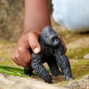 Figurina Gorilla Schleich WILD Life 14770, Detalii Realiste, 10 x 6 x 8 cm - Img 2