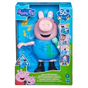 Figurina interactiva Peppa Pig Schorsch, 20 cm, cu 50 sunete si melodii - Img 3