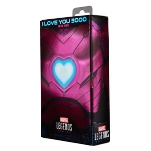 Figurina Iron Man I Love You 3000, Marvel Legends, 15 cm, design roz - Img 5