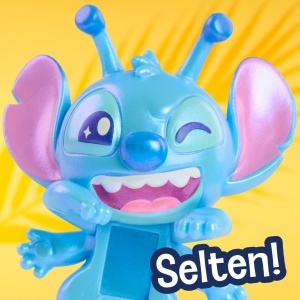Figurina Mini Disney Stitch Attachmeez 5 cm cu Display Surfbrett, Just Play - Img 5