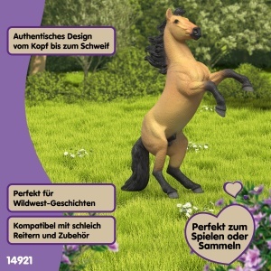 Figurina Mustang Hengst Schleich 14921 15 x 4 x 11 cm Detalii realiste - Img 4