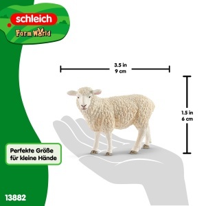 Figurina Schleich Oaie 13882, 4 x 9 x 6 cm, pentru copii de la 3 ani - Img 4