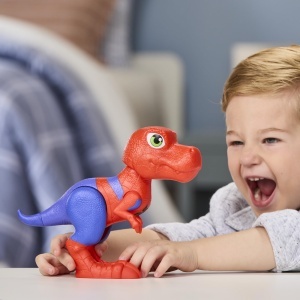 Figurina Spidey-Rex Marvel, 22,8 cm, Culoare Rosie, Pentru Copii 3 - Img 5