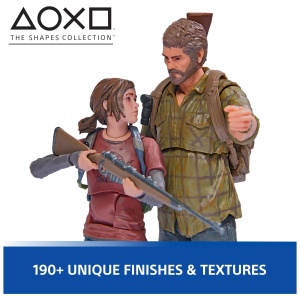 Figurine Action PlayStation Joel si Ellie, 15.2 cm, 19 accesorii - Img 3