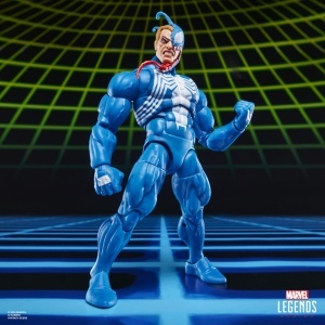 Figurine de Actiune Marvel Legends Captain America si Venom, 15 cm, Albastru - Img 4
