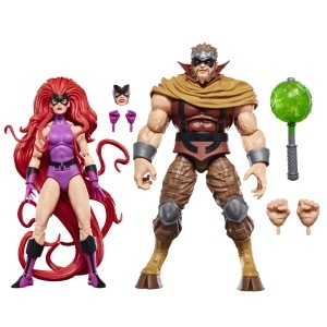 Figurine de Actiune Marvel Legends Medusa si Gorgon, 15 cm, 6 Accesorii - Img 1