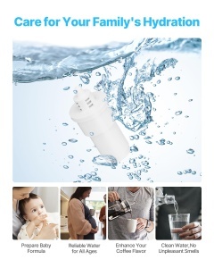 Filtre apa VEVOR 6216 03 Lmin BPA-free set 3 buc alb - Img 6