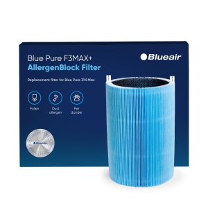 Filtru de aer Blueair 311i Max, AlergenBlock, 45 x 34 x 9,4 cm, albastru
