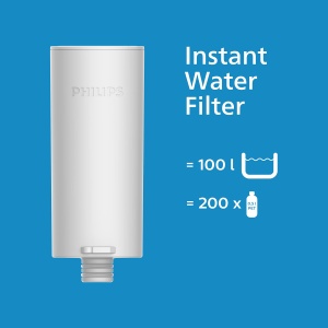 Filtru de apa instantaneu Philips Water - capacitate 3L, debit rapid de 1L/min, reincarcabil USB-C - Img 2