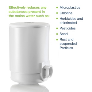 Filtru de apa LAICA HYDROSMART Metal Stop, compatibil cu filtre de robinet, 4 luni - Img 2