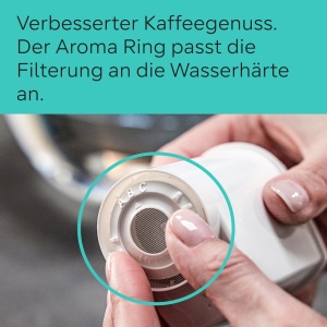 Filtru de apa pentru cafea Siemens BRITA INTENZA TZ70063A, set 6 bucati, reglare duritate apa, protejeaza espressorul - Img 5