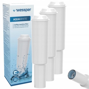 Filtru de apa Wessper Aqua White pentru espressoare Jura set 3 bucati