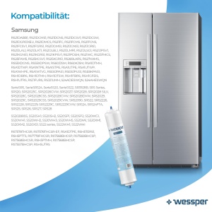Filtru de apa Wessper pentru frigider cartuse de filtrare de apa de schimb compatibile cu Samsung Side By Side DA29-10105J BOSCH SIEMENS LG SMEG - PAC - Img 5
