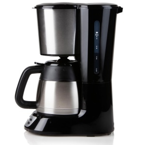 Filtru de cafea cu filtru DOMO DO709K cu temporizator - Afisaj LCD cu panou de control - Placa de incalzire - 1L - NegruOtel inoxidabil - Img 3