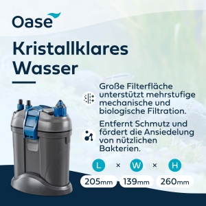 Filtru extern OASE FiltoSmart Thermo 100, cu incalzitor 100 W, pentru acvarii pana la 100 L - Img 3