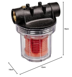 Filtru pre-pompa Einhell 12 cm debit maxim 4000 lh filet interior din alama - Img 4