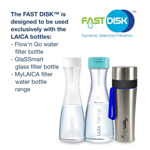 Filtru Rapid Laica Fast Disk pentru Sticla, Activ Carbon, 6 Bucati - Img 6