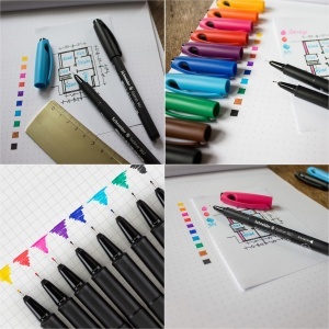 Fineliner Schneider Topliner 967, 0,4 mm, set 10 culori - Img 3