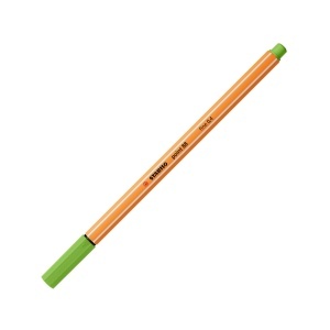 Fineliner Stabilo Point 88, 0.4 mm, culoare portocalie, rezistent la uscati - Img 2